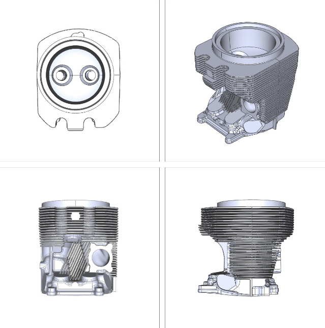 airplane cylinder head