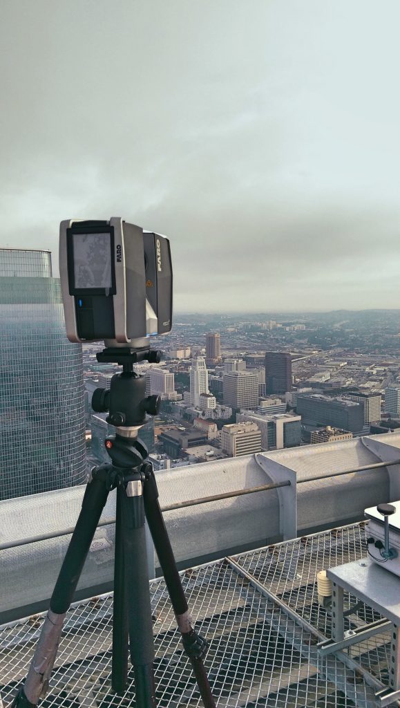 scanner on rooftop