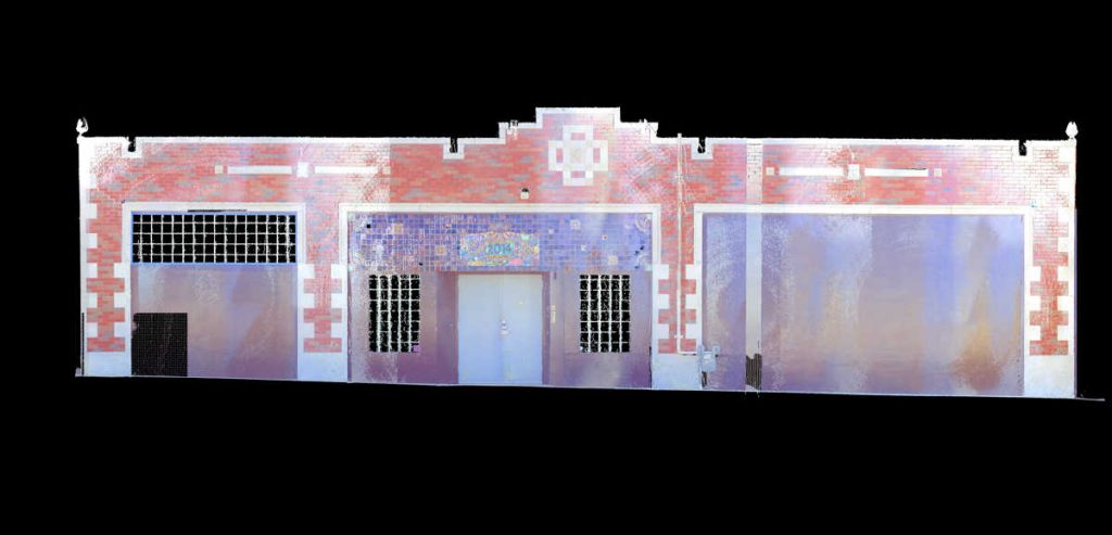 3D scan facade