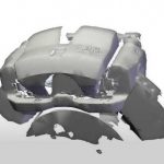 brake caliper 3D scan