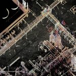 plan view of factory 3D scan
