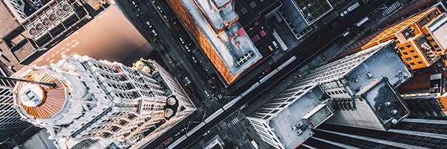 aerial view of a city