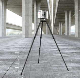 3D scanner under bridge