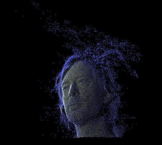 thom yorke point cloud