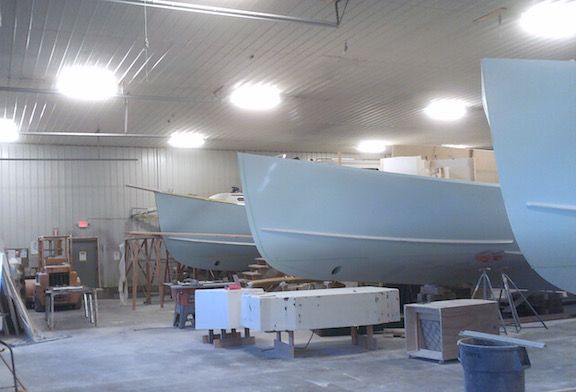 3 Boats Being Built