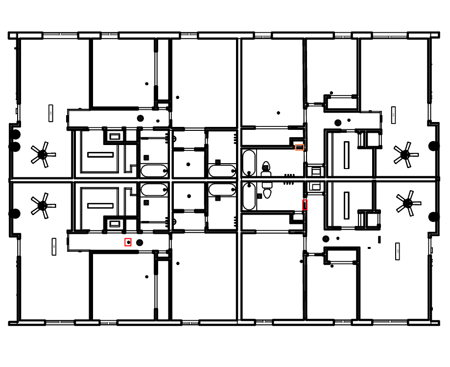 Floorplan from laser scanning