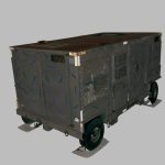 3D laser scan of aircraft service cart