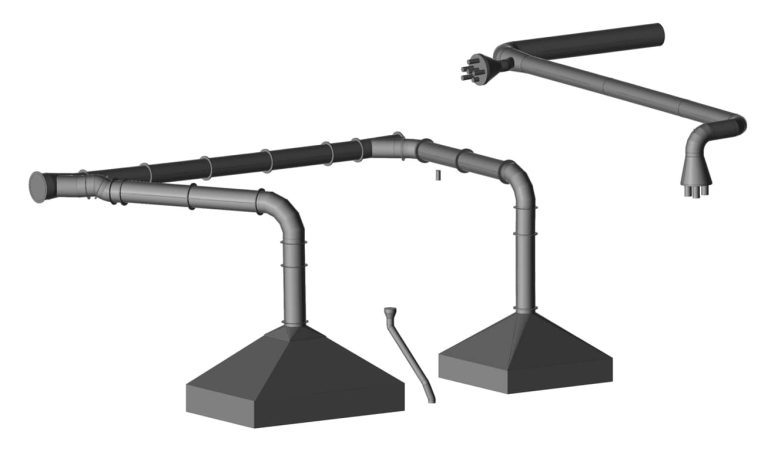 3D Model of Duct Granule System