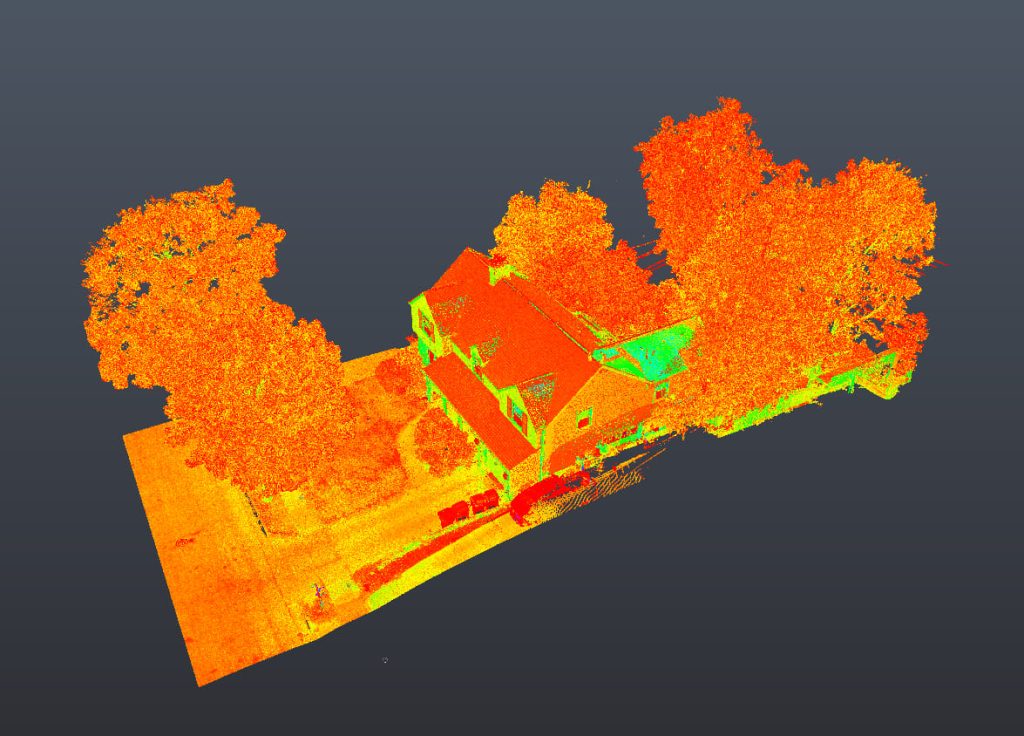 3D laser scan of studio home