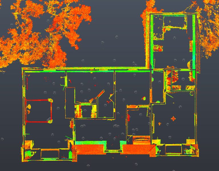 3D laser scan of studio home